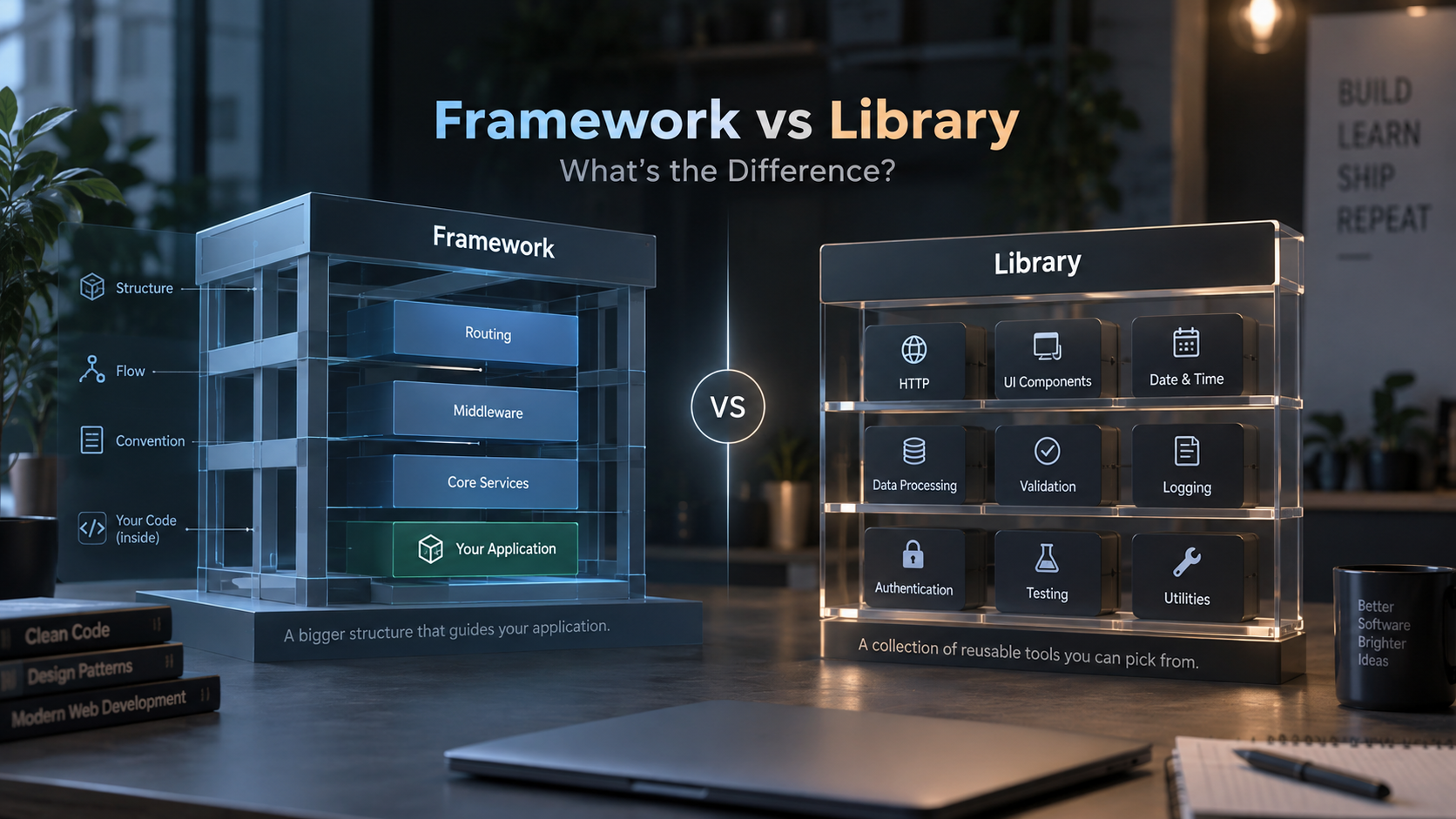 Framework vs Library: What's the Difference?