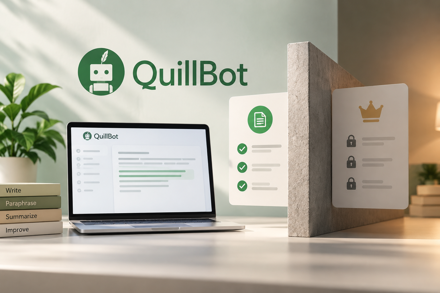 QuillBot on the free plan: what runs and what stops at the wall
